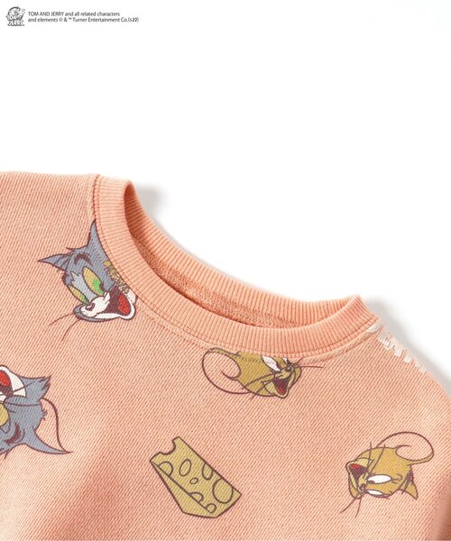 Tom＆Jerry（トムアンドジェリー）の「トムとジェリー 4柄トレーナー（スウェット・キッズ・オフホワイト/イエロー/オレンジ/ブルー・90/100/110/120/80/130）」の15枚目の写真