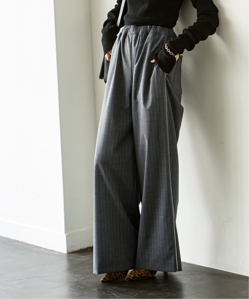 Noble(ノーブル)の「【MIRKO BERTOLA】 別注ストライプパンツ(その他パンツ・レディース・グレー・FREE)」の1枚目の写真
