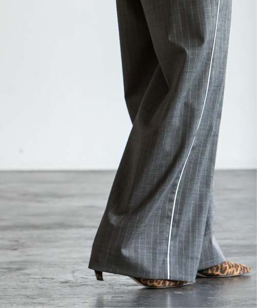 Noble(ノーブル)の「【MIRKO BERTOLA】 別注ストライプパンツ(その他パンツ・レディース・グレー・FREE)」の11枚目の写真