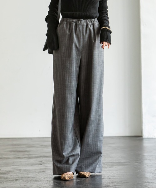 Noble(ノーブル)の「【MIRKO BERTOLA】 別注ストライプパンツ(その他パンツ・レディース・グレー・FREE)」の13枚目の写真
