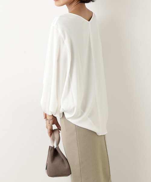 OUVRAGE CLASSE ポンチョブラウス