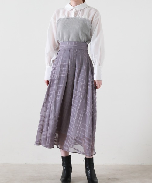 Cheek(チーク)の「オパールフレアスカート(スカート・レディース・ブラック/ブラウン/ラベンダー・SMALL/MEDIUM)」の16枚目の写真