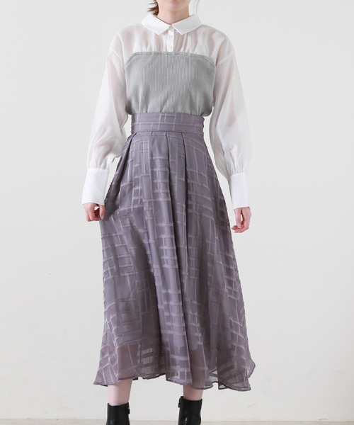 Cheek(チーク)の「オパールフレアスカート(スカート・レディース・ブラック/ブラウン/ラベンダー・SMALL/MEDIUM)」の17枚目の写真