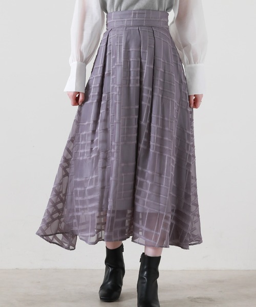 Cheek(チーク)の「オパールフレアスカート(スカート・レディース・ブラック/ブラウン/ラベンダー・SMALL/MEDIUM)」の18枚目の写真