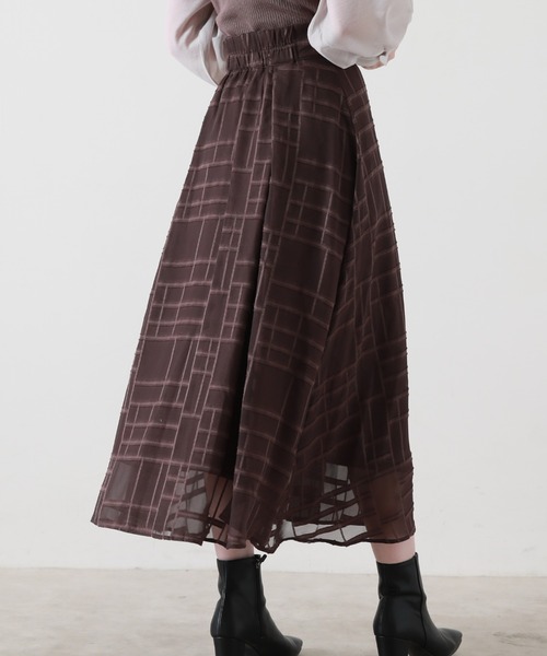 Cheek(チーク)の「オパールフレアスカート(スカート・レディース・ブラック/ブラウン/ラベンダー・SMALL/MEDIUM)」の13枚目の写真