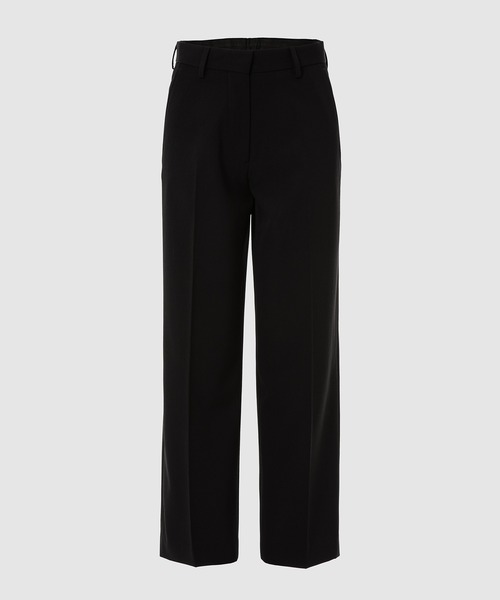 【Dries Van Noten】 Puvis ウールパンツ ブラック Dries Van Noten Penrud Pants In Wool And Linen (Dries Van