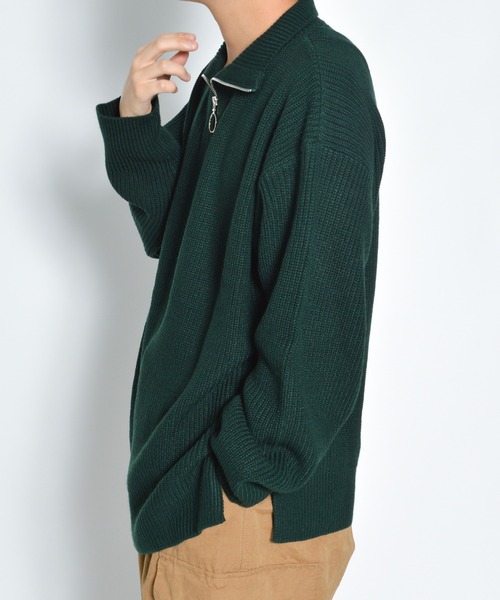 GADID ANONIEM ハーフジップニットセーター ハーフジップセーター | ファッション通販サイト NUGU