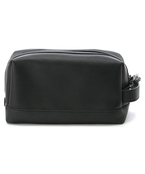 Guess（ゲス）の「CERTOSA SAFFIANO Beauty Case 化粧ポーチ メンズ（ポーチ・メンズ・ブラック・ONE SIZE）」の2枚目の写真