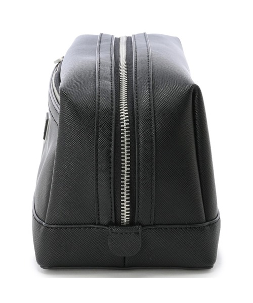 Guess（ゲス）の「CERTOSA SAFFIANO Beauty Case 化粧ポーチ メンズ（ポーチ・メンズ・ブラック・ONE SIZE）」の3枚目の写真