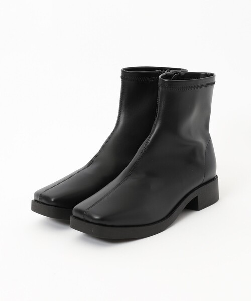 coen（コーエン）の「センターシームフィットブーツ（ブーツ・レディース・ブラック/ナチュラル・XL/L/M/S）」の9枚目の写真