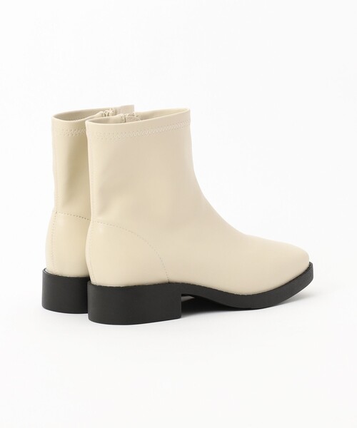 coen（コーエン）の「センターシームフィットブーツ（ブーツ・レディース・ブラック/ナチュラル・XL/L/M/S）」の6枚目の写真