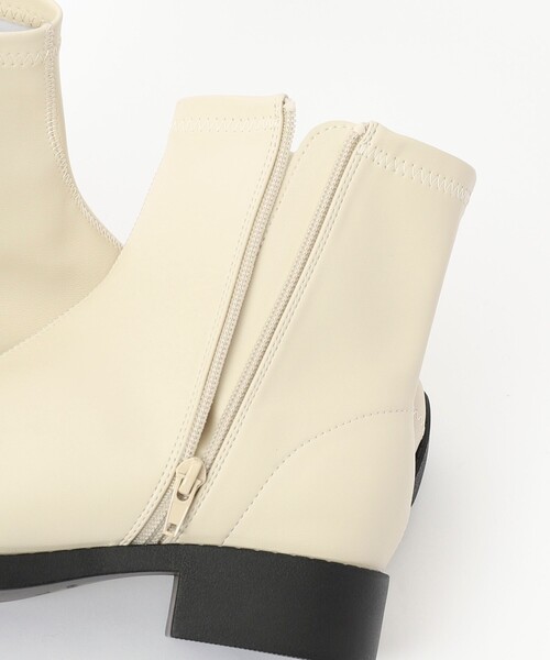 coen（コーエン）の「センターシームフィットブーツ（ブーツ・レディース・ブラック/ナチュラル・XL/L/M/S）」の4枚目の写真