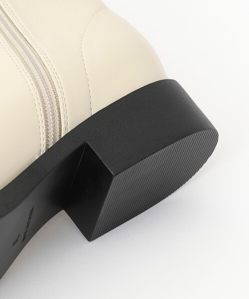 coen（コーエン）の「センターシームフィットブーツ（ブーツ・レディース・ブラック/ナチュラル・XL/L/M/S）」の3枚目の写真