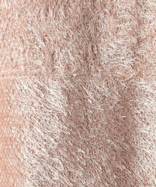 PROVOKE （プロヴォーク）の「＜provoke＞シャギー ミニ ワンピース（ワンピース・レディース・ブラック/ライトピンク・FREE）」の14枚目の写真