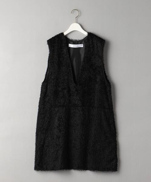 PROVOKE （プロヴォーク）の「＜provoke＞シャギー ミニ ワンピース（ワンピース・レディース・ブラック/ライトピンク・FREE）」の15枚目の写真