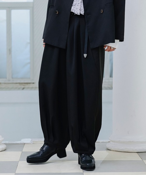 Ellno Loset(エルノロゼット)の「ハカマバルーンパンツ(その他パンツ・メンズ・レッドパープル/アイボリー/ブラック/ダークグリーン・SMALL/MEDIUM/LARGE)」の15枚目の写真