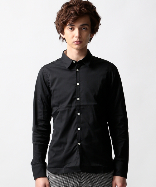 ABAHOUSE（アバハウス）の「ストレッチシャツ（シャツ/ブラウス・メンズ・サックスブルー/ピンク/ブラック・3/2/4）」の2枚目の写真