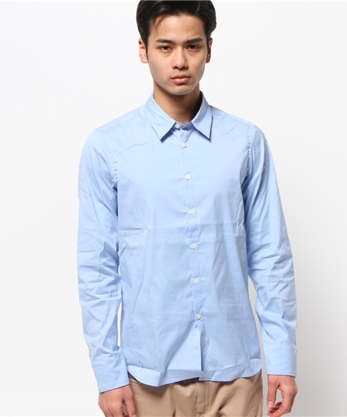 ABAHOUSE（アバハウス）の「ストレッチシャツ（シャツ/ブラウス・メンズ・サックスブルー/ピンク/ブラック・3/2/4）」の4枚目の写真