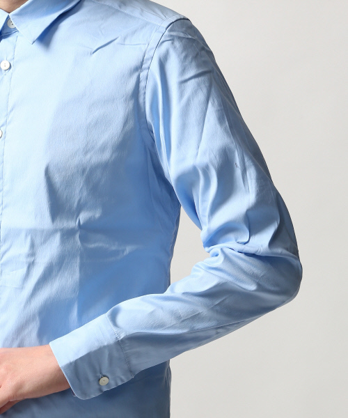 ABAHOUSE（アバハウス）の「ストレッチシャツ（シャツ/ブラウス・メンズ・サックスブルー/ピンク/ブラック・3/2/4）」の15枚目の写真