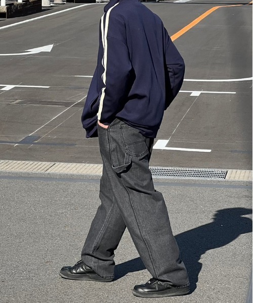 kutir(クティール)の「デニムペインターパンツ(デニムパンツ・メンズ・ブラック/グレー・SMALL/MEDIUM/LARGE)」の19枚目の写真