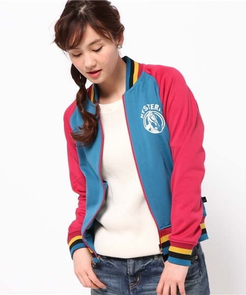 ヒステリックグラマー　レトロ　ジャージ　レディース　フリーサイズ HYSTERIC GLAMOUR（ヒステリックグラマー）の「CIRCLE pt JP（ジャージ