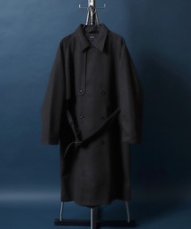 ANPAS Melton Trench Coat Coat/ANPAS 別注 メルトン オーバーサイズ トレンチコート レディース メンズ