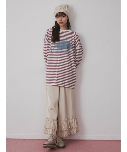 merry jenny（メリージェニー）の「サテンWレースパンツ（その他パンツ・レディース・ブラック/ピンク/ベージュ・FREE）」の13枚目の写真