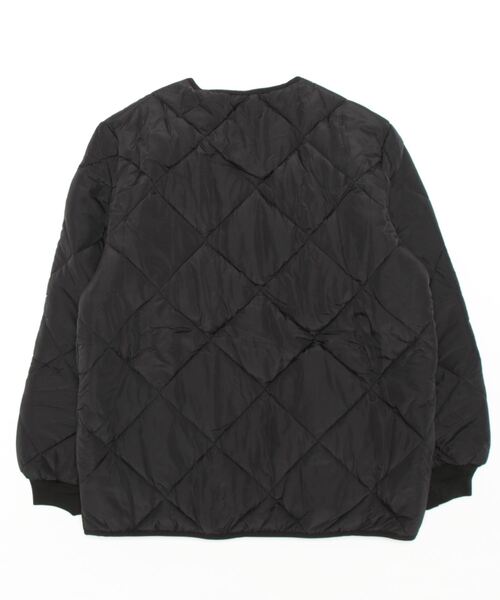 Sakka（サッカ）の「ノーカラーキルトハーフ丈ジャケット（ノーカラージャケット・レディース・ブラウン/オフホワイト/ブラック・M/L/X-LARGE/XX-LARGE）」の5枚目の写真