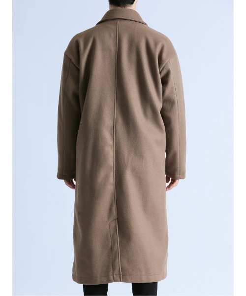 semantic design（セマンティックデザイン）の「セマンティックデザイン ウールライク オーバーサイズ チェスターコート（チェスターコート・メンズ・ベージュ/グリーン系その他/ワインレッド/ブラック・MEDIUM/LARGE/X-LARGE/S）」の12枚目の写真