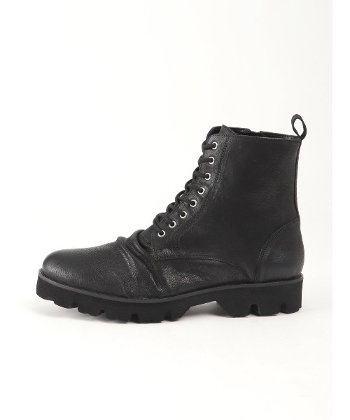 semantic design（セマンティックデザイン）の「セマンティックデザイン/semantic design リアルレザー 8ホールドレープブーツ（ブーツ・メンズ・ブラック・LARGE/MEDIUM）」の7枚目の写真