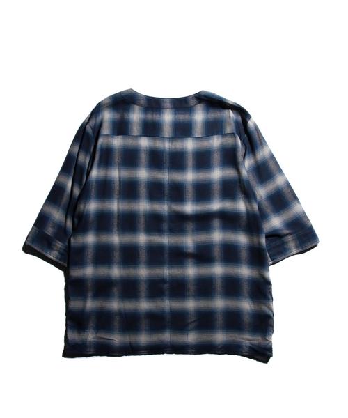 MONKEY TIME（モンキータイム）の「＜monkey time × ONES STROKE＞ SHT PO QSL/シャツ◆（シャツ/ブラウス・メンズ・ブラック/ネイビー・4/M/5/L）」の3枚目の写真