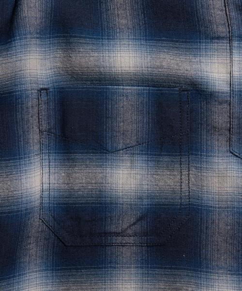 MONKEY TIME（モンキータイム）の「＜monkey time × ONES STROKE＞ SHT PO QSL/シャツ◆（シャツ/ブラウス・メンズ・ブラック/ネイビー・4/M/5/L）」の9枚目の写真