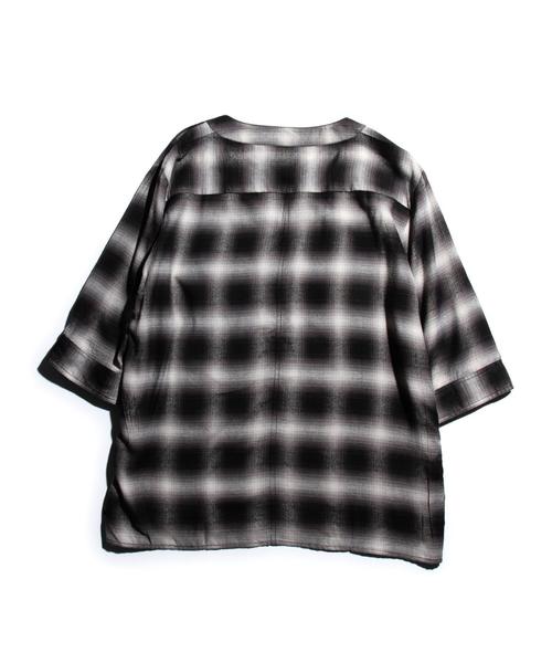 MONKEY TIME（モンキータイム）の「＜monkey time × ONES STROKE＞ SHT PO QSL/シャツ◆（シャツ/ブラウス・メンズ・ブラック/ネイビー・4/M/5/L）」の10枚目の写真