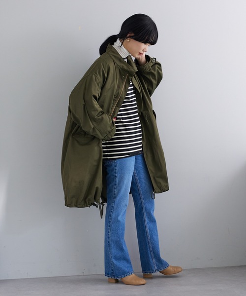 SHENERY（シーナリー）の「サイドスリットボーダーカットソー（Tシャツ/カットソー・レディース・ブラック/ブルー/ピンク/ネイビー/オレンジ・FREE）」の7枚目の写真