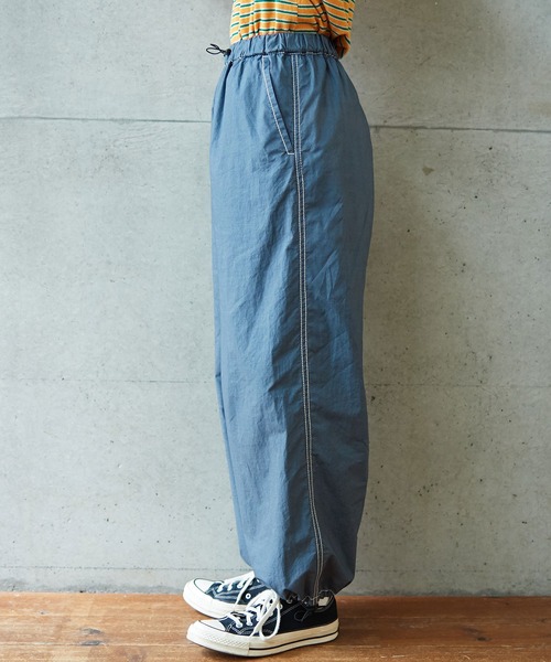 PAR ICI（パーリッシィ）の「チェック/タイプライター 顔料コーティングトレーニングパンツ (セットアップ対応)（その他パンツ・レディース・グレー/サックスブルー/アイボリー・FREE）」の20枚目の写真