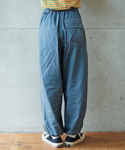 PAR ICI（パーリッシィ）の「チェック/タイプライター 顔料コーティングトレーニングパンツ (セットアップ対応)（その他パンツ・レディース・グレー/サックスブルー/アイボリー・FREE）」の21枚目の写真