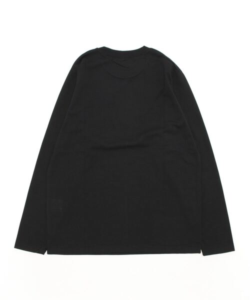 GGD SELECT（ジージーディー　セレクト）の「ロゴプリントロングスリーブTシャツ（Tシャツ/カットソー・メンズ・ブルー/杢グレー/ホワイト系その他2/ブラック/ブラック系その他2/インディゴブルー/ミント/ベージュ/ライトブラック/グリーン/ホワイト/ピンク・M/L/LL）」の13枚目の写真