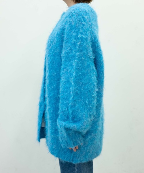 WEGO（ウィゴー）の「WEGO/メランジBIGカーディガン（カーディガン/ボレロ・レディース・ピンク/ブルー/グリーン/パープル・FREE）」の19枚目の写真