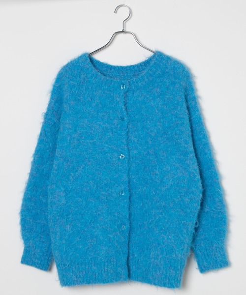 WEGO（ウィゴー）の「WEGO/メランジBIGカーディガン（カーディガン/ボレロ・レディース・ピンク/ブルー/グリーン/パープル・FREE）」の21枚目の写真