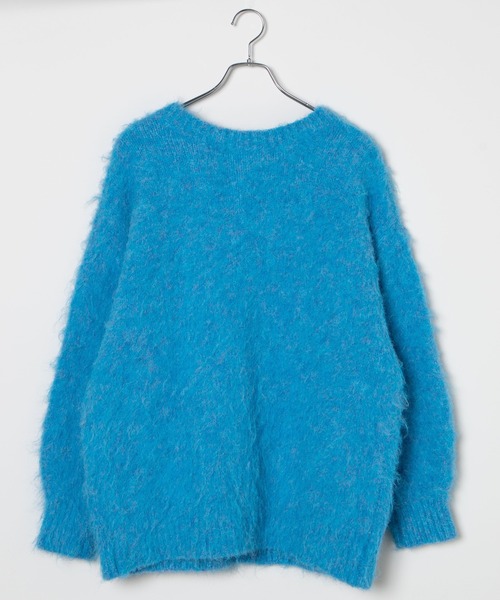 WEGO（ウィゴー）の「WEGO/メランジBIGカーディガン（カーディガン/ボレロ・レディース・ピンク/ブルー/グリーン/パープル・FREE）」の22枚目の写真