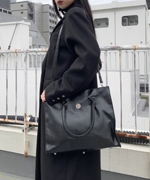 LVEU. | 2way faux leather square tote bag / 2way合皮スクエアトートバッグ(トートバッグ)