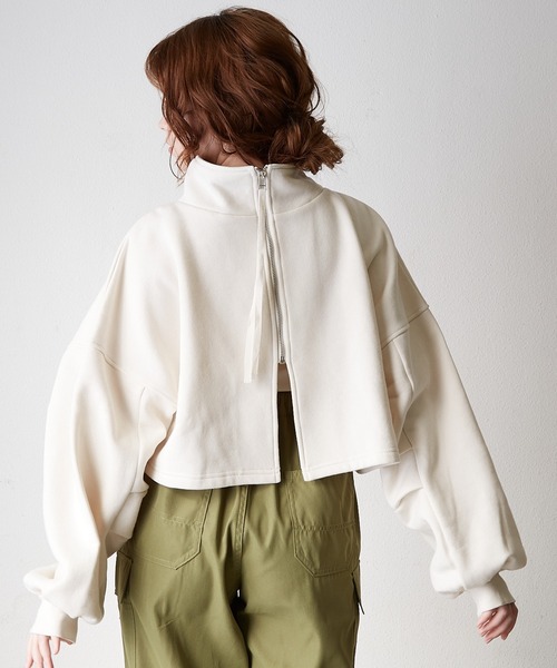 Paravion ParAvion(パラビオン)の「2WAYショート丈ZIPスウェット(スウェット)」 - WEAR