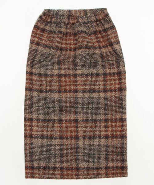 Samansa Mos2 blue（サマンサモスモスブルー）の「ツイードチェックスカート（スカート・レディース・ベージュ/ネイビー/グレー・ﾌﾘ-）」の20枚目の写真