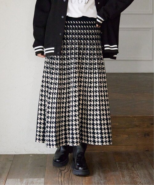 Torrazzo Donna（トラッゾドンナ）の「《追加5》【TORRAZZO DONNA】リバーシブルジャガードスカートチドリ（スカート・レディース・ブラック・FREE）」の14枚目の写真