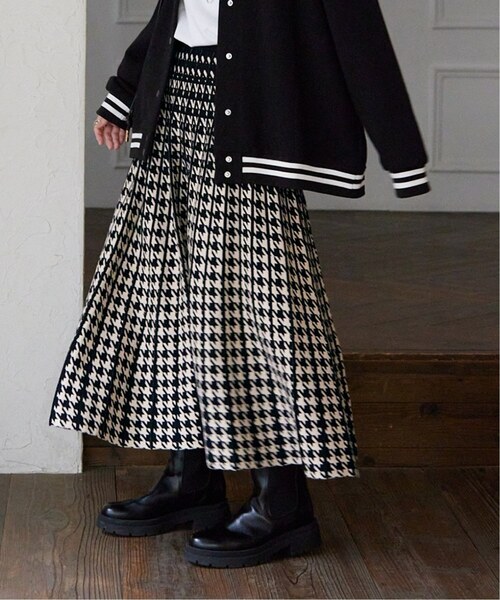 Torrazzo Donna（トラッゾドンナ）の「《追加5》【TORRAZZO DONNA】リバーシブルジャガードスカートチドリ（スカート・レディース・ブラック・FREE）」の15枚目の写真