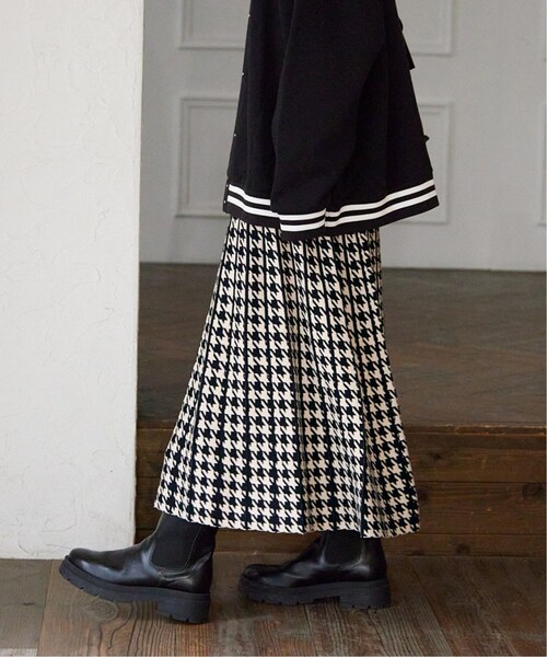 Torrazzo Donna（トラッゾドンナ）の「《追加5》【TORRAZZO DONNA】リバーシブルジャガードスカートチドリ（スカート・レディース・ブラック・FREE）」の16枚目の写真