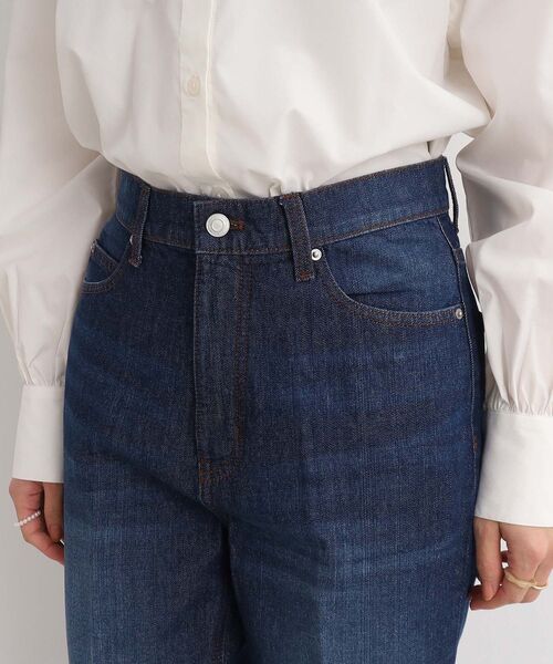 Cutie Blonde(キューティーブロンド)の「◆【セットアップ可】センタープレス デニムセミフレアパンツ(デニムパンツ・レディース・ブルー/ダークネイビー・01/02/03)」の17枚目の写真