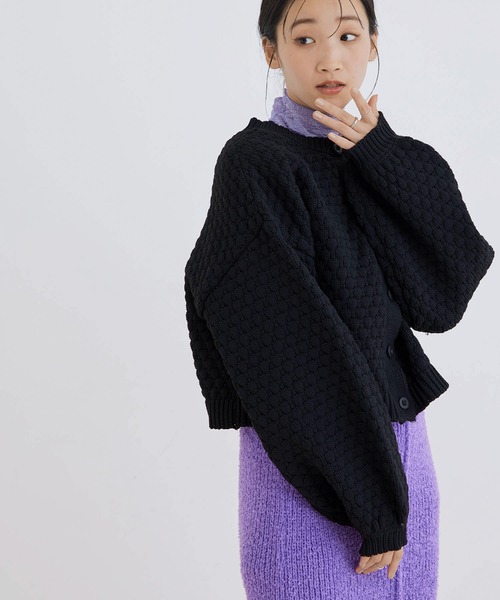 【セール】ポップコーン編みカーディガン（カーディガン/ボレロ）｜Jayro（ジャイロ）