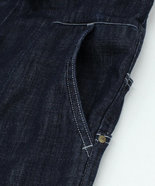 URCH RNA（アーチ アールエヌエー）の「O0697 コックさんのWSベルテッドサロペット（サロペット/オーバーオール・レディース・セージグリーン/ワンウォッシュ/ブラック・MEDIUM）」の13枚目の写真