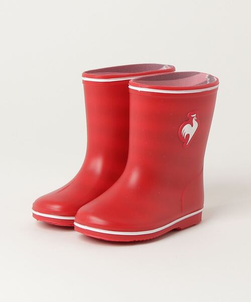 le coq sportif（ルコックスポルティフ）の「le coq sportif LCS LAMOTTE II / ルコック スポルティフ LCS ラモット II（レインシューズ・キッズ・ネイビー/レッド/オレンジ・13.0cm/14.0cm/15.0cm/16.0cm/17.0cm）」の2枚目の写真